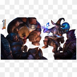 Render Braum Lionheart, Gragas Caskbreaker, Ryze Whitebeard, - Ryze Whitebeard, HD Png Download