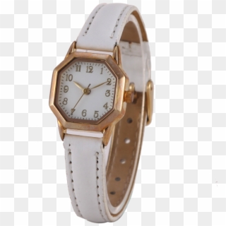 Octagon Watch Gold - Analog Watch, HD Png Download