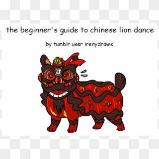 Source - Http - //irenydraws - Tumblr - Com - Lion Dance Anatomy, HD Png Download