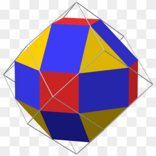Nonuniform Rhombicuboctahedron As Rectified Rhombic - Triangle, HD Png Download