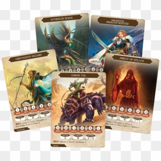 From The Announcement - Heroes Of Terrinoth Cards, HD Png Download
