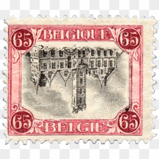 Inverted Dendermonde Stamp, - Postage Stamp, HD Png Download