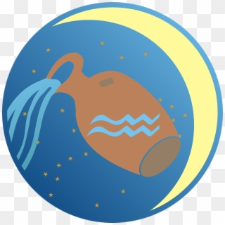 Acuario, El Signo Del Zodíaco, El Zodiaco, Luna - Signo De Aquario Png, Transparent Png