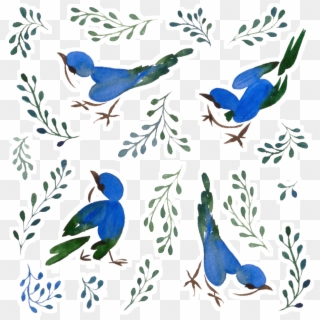 Azul E Verde De Milena B - Mountain Bluebird, HD Png Download