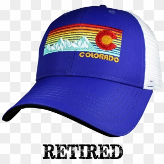Trucker Hat - Colorado Rainbow - Front View - Colorado Logo Rainbow, HD Png Download