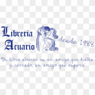 Librería Acuario En Herrera - Handwriting, HD Png Download