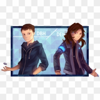 Become Human X Dear Evan Hansen Connor/connor Outfit - Detroit Become Human Swap, HD Png Download