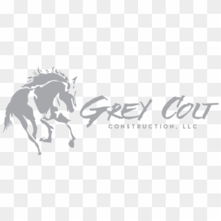 Grey Colt Construction Llc Logo - Stallion, HD Png Download