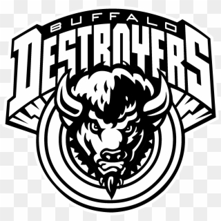 Buffalo Destroyers Logo Black And White - Buffalo Destroyers, HD Png Download