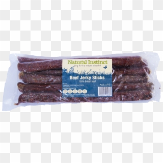 Natural Instincts Beef Jerky Sticks Raw Dog Treats - Signage, HD Png Download