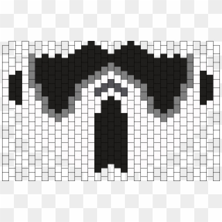 Scout Trooper Mask Bead Pattern - Alton Towers, HD Png Download