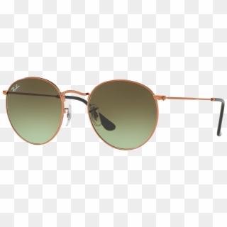 Transparent Aviators Round - Ray Ban Aviator Brown Gold, HD Png Download