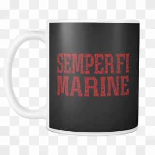 Semper Fi Marine Mug 11 Oz - Mug, HD Png Download