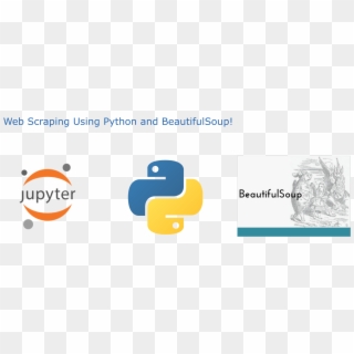 Web Scraping Using Python And Beautifulsoup - Python Jupyter Notebook Logo, HD Png Download