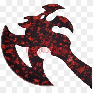 Red Dragon Claw Mc - Fantasy Axe, HD Png Download