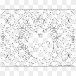 #184 Azumarill Pokemon Coloring Page - Snorlax Coloring Page, HD Png Download