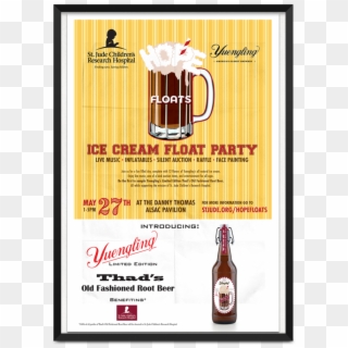 Hopefloatsflyer Poster Mockup - Alcoholic Beverage, HD Png Download