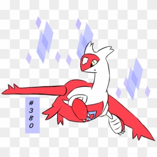 #380 Pokémon Go Latias Red Cartoon Vertebrate Fictional - Cartoon, HD Png Download