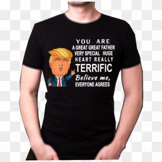 Funny Donald Trump Fathers Day Shirt,you Are A Great - Cartoon, HD Png Download