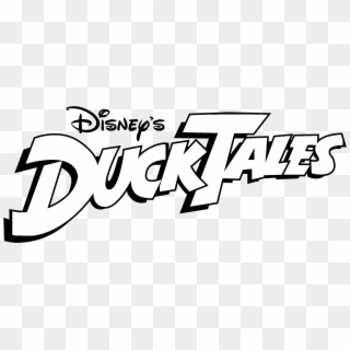 Ducktales Logo Black And White - Ducktales Black And White, HD Png Download