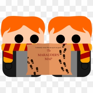 Fred And George Weasley - Fred And George Weasley Clipart, HD Png Download