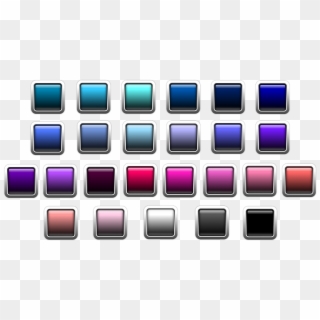 Button Icon Square Colorful Edge - Graphic Design, HD Png Download
