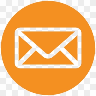 Orange Transparent Email Icon - Light Blue Mail Icon, HD Png Download