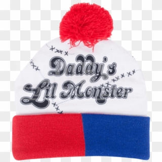 Suicide Squad Daddys Lil Monster Pom Beanie - Beanie, HD Png Download
