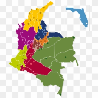 Mapa Web - Mapa De Colombia Con Nariño, HD Png Download