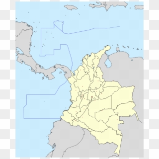 Mapa Localizador Colombia2 - Atlas, HD Png Download