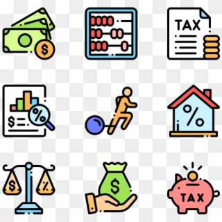 Taxes Icons Free View All Icon Packs - Tax Bill Icon, HD Png Download