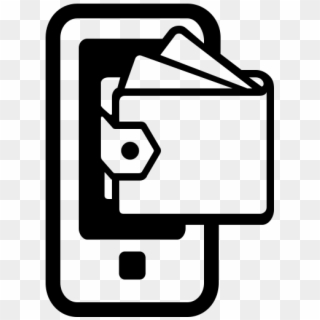 Wallet Vector Mobile - Mobile Payment Icon Png, Transparent Png