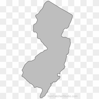 Map Outline, State Outline, State Map, Stencil Patterns, - Assemblyman David Russo Nj, HD Png Download