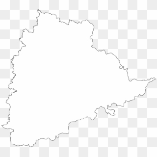 Telengana State Outline - Line Art, HD Png Download