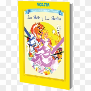 Cuento La Bella Y La Bestia Para Colorear - Solita, HD Png Download