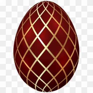 Easter Egg Red Gold Transparent Image - Pick Up Sticks Black And White, HD Png Download