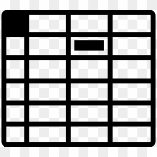 Png File - Spreadsheet Icon Svg, Transparent Png