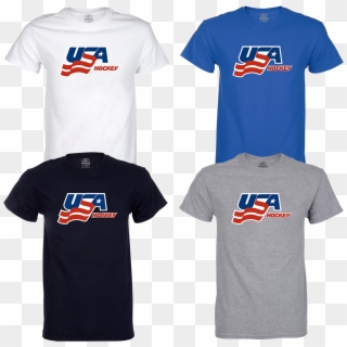 Usa Hockey Youth Logo T-shirt - Team Usa Hockey, HD Png Download