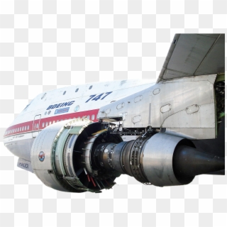 Boeing 747 Jet Engine - Airplane Battery, HD Png Download