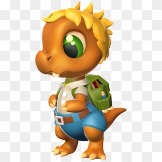 Student Dragon Baby - Cartoon, HD Png Download