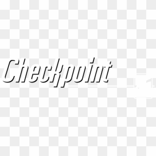 Checkpoint Systems Logo Black And White - Calligraphy, HD Png Download