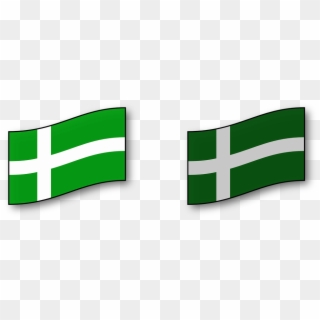 Scotland Flag Island Unofficial Green - Denmark Flag Clip Art, HD Png Download