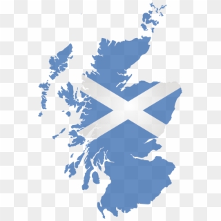 Map Of Scotland Grey, HD Png Download