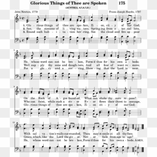 The Army And Navy Hymnal/hymns/glorious Things Of Thee - Come Now Fount Hymn, HD Png Download