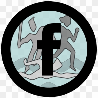 Facebook Icon Maroon Png - Emblem, Transparent Png