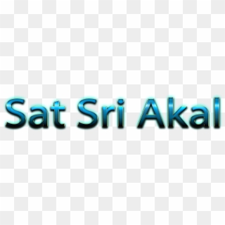 Sat Sri Akal Transparent Background - Graphic Design, HD Png Download -  1481x372(#4165510) - PngFind