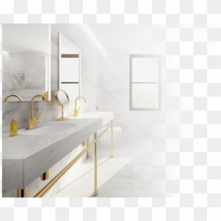 Marble And Granite Miami, Fl - Bathroom Wall Marble Gold, HD Png Download