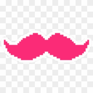 #pink #pixel #mustache #markiplier - Visual Field Bitemporal Hemianopia, HD Png Download