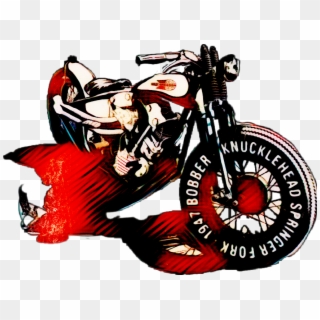 #47knucklehead #bobber #knucklehead #harleydavidson - Harley Davidson Playera Vector, HD Png Download