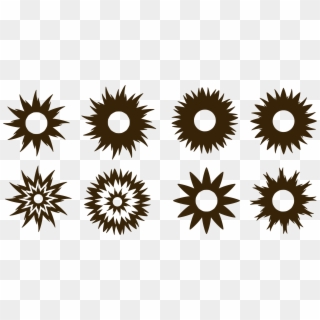 This Free Icons Png Design Of Some Design Elements - Sun Stars, Transparent Png